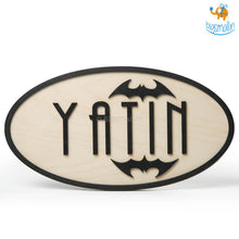 Load image into Gallery viewer, Personalized Batman Themed Nameplate | COD not available