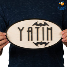 Load image into Gallery viewer, Personalized Batman Themed Nameplate | COD not available