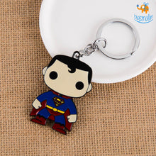 Load image into Gallery viewer, Official Batman vs Superman Metallic Keychains