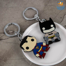 Load image into Gallery viewer, Official Batman vs Superman Metallic Keychains