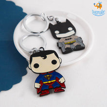 Load image into Gallery viewer, Official Batman vs Superman Metallic Keychains