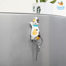 Load image into Gallery viewer, Cat Fridge Magnet with Hook
