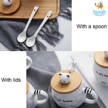 Load image into Gallery viewer, Kitty Mug With Lid & Spoon