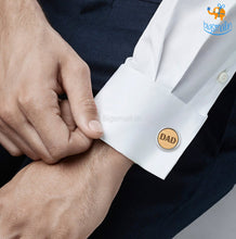 Load image into Gallery viewer, Dad Wooden Cufflinks