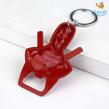 Load image into Gallery viewer, Deadpool Keychain with Bottle Opener