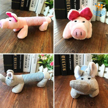 Load image into Gallery viewer, Plush Dog Toy with Squeaker
