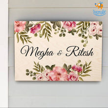 Load image into Gallery viewer, Personalized Flower Theme Name Plate | COD not available