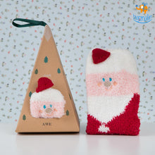 Load image into Gallery viewer, Fluffy Christmas Socks