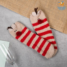 Load image into Gallery viewer, Fluffy Christmas Socks
