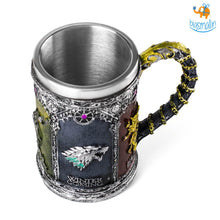 Load image into Gallery viewer, GOT House Emblem Collectible Tankard