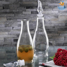 Load image into Gallery viewer, Oil & Vinegar Glass Dispenser Set