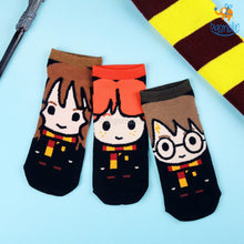 Load image into Gallery viewer, Harry Potter Ankle Length Socks - Set of 3