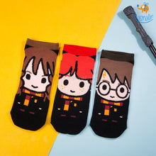 Load image into Gallery viewer, Harry Potter Ankle Length Socks - Set of 3