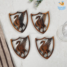 Load image into Gallery viewer, Liverpool Laser Cut Wooden Coasters - Set of 4