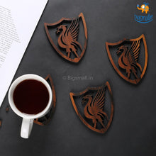 Load image into Gallery viewer, Liverpool Laser Cut Wooden Coasters - Set of 4