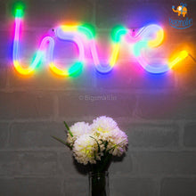 Load image into Gallery viewer, Multi-Colored Love LED Neon Lamp