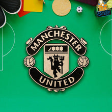 Load image into Gallery viewer, Manchester United Engraved Wooden Crest