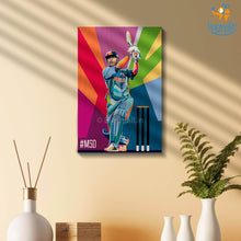 Load image into Gallery viewer, M S Dhoni Printed Wooden Frame ( 17.6 x 11.6 inches)