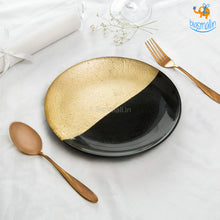 Load image into Gallery viewer, Golden Shimmer Artisan Plates