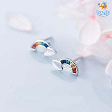 Load image into Gallery viewer, Rainbow Ear Studs