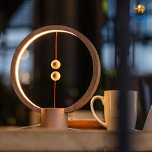 Load image into Gallery viewer, Wooden Magnetic Round Heng Lamp