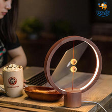 Load image into Gallery viewer, Wooden Magnetic Round Heng Lamp