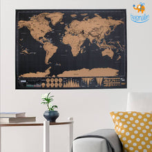 Load image into Gallery viewer, Scratch World Map