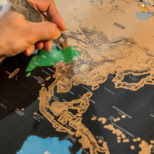 Load image into Gallery viewer, Scratch World Map