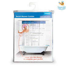 Load image into Gallery viewer, Social Media Shower Curtain