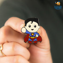 Load image into Gallery viewer, Superman Metallic Lapel Pin