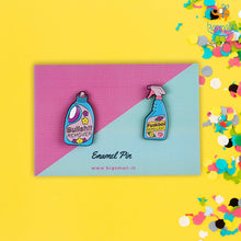 Load image into Gallery viewer, WTF Metallic Lapel Pins - Set of 2