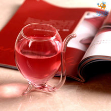 Load image into Gallery viewer, Wine Glass with Straw