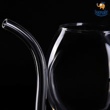 Load image into Gallery viewer, Wine Glass with Straw