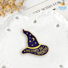 Load image into Gallery viewer, Wizard in Training Metallic Lapel Pin