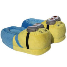 Load image into Gallery viewer, Minion Plush Slippers