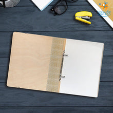 Load image into Gallery viewer, Joker Wooden Binder With Elastic Strap
