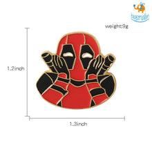 Load image into Gallery viewer, Deadpool Metallic Lapel Pins
