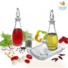 Load image into Gallery viewer, Oil &amp; Vinegar Glass Dispenser Set

