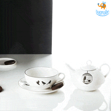 Load image into Gallery viewer, Porcelain Teapot Cup Combo Set
