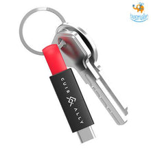 Load image into Gallery viewer, 3 in 1 Key Ring Size Charging Cable
