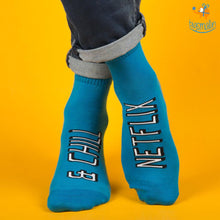 Load image into Gallery viewer, Men Netflix and Chill Socks
