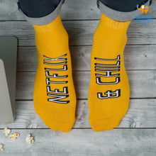 Load image into Gallery viewer, Men Netflix and Chill Socks
