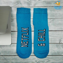 Load image into Gallery viewer, Men Netflix and Chill Socks
