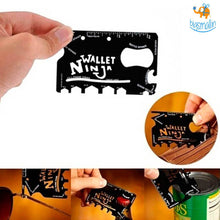 Load image into Gallery viewer, Wallet Ninja 18 in 1 Multi Tool
