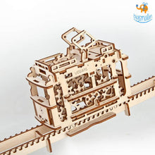 Load image into Gallery viewer, Ugears Tram on Rails Mechanical Model
