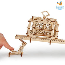 Load image into Gallery viewer, Ugears Tram on Rails Mechanical Model
