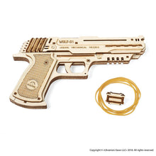 Load image into Gallery viewer, Ugears  Handgun Mechanical Puzzle
