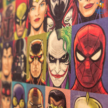 Load image into Gallery viewer, Vintage Superheroes Poster
