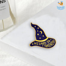 Load image into Gallery viewer, Wizard in Training Metallic Lapel Pin
