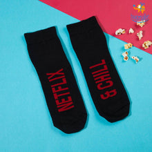 Load image into Gallery viewer, Men Netflix and Chill Socks
